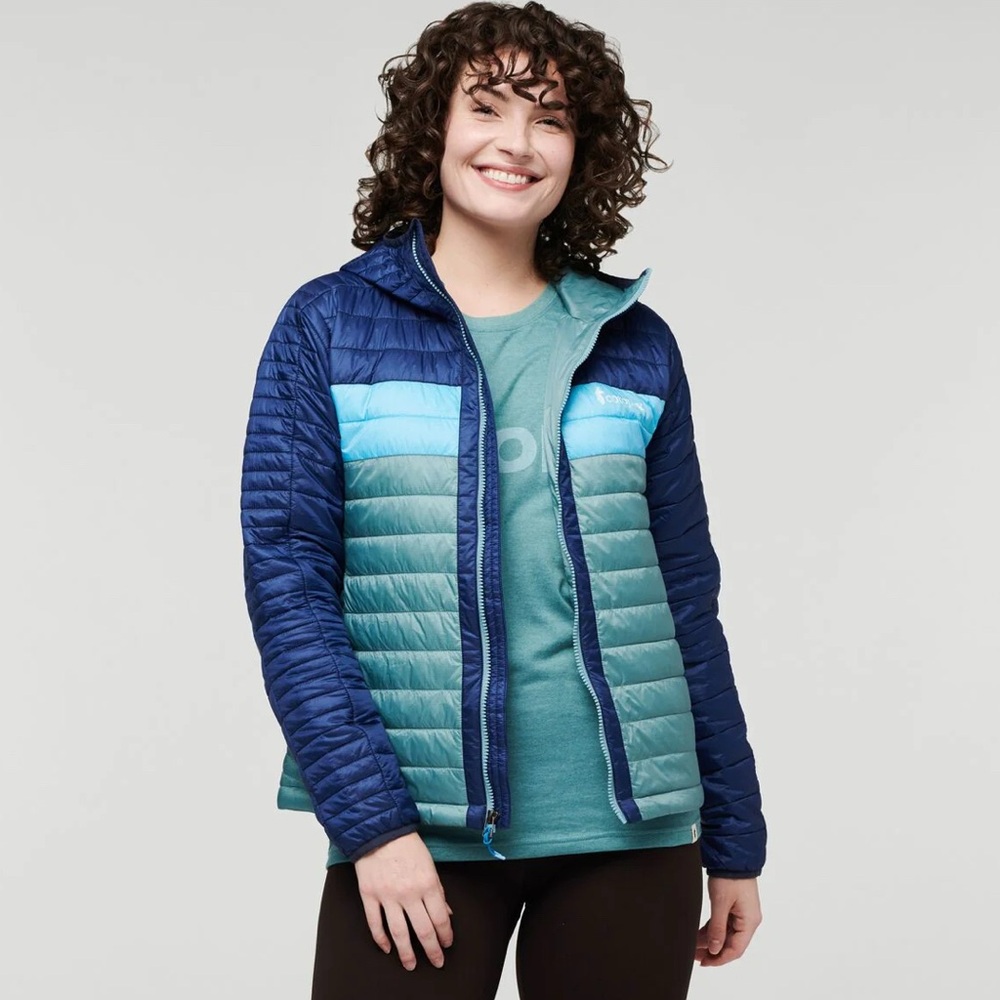 Cotopaxi Blue Puffer Jacket Lightweight Insulated